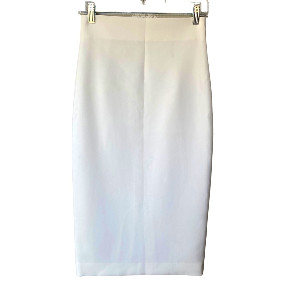 NWT Zara White Midi Pencil Skirt